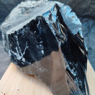 Bloc Obsidienne Noire Brute Qualité A 3,742kg environ