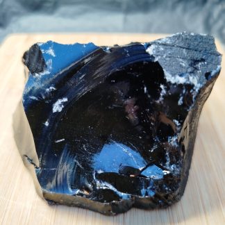 Bloc Obsidienne Noire Brute Qualité A 289g environ