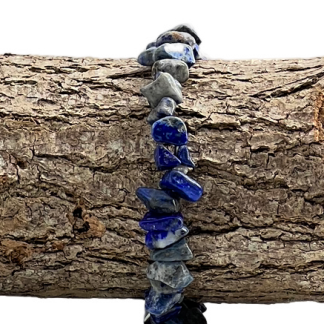 Bracelet Chips de pierres Lapis Lazuli Qualité Extra