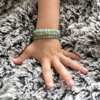 Bracelet Enfant Aventurine Verte 4mm