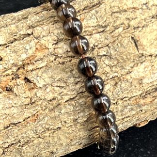 Bracelet Quartz Fumé 6mm