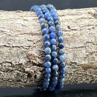 Bracelet Sodalite facetté 4mm