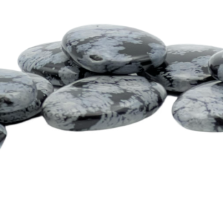 Galet Obsidienne Neige Qualité A