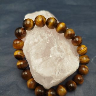 Bracelet Oeil de Tigre 10mm Qualité Extra