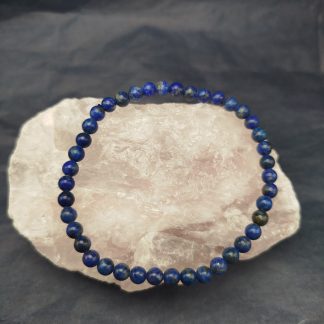 Bracelet Lapis Lazuli facetté 4mm