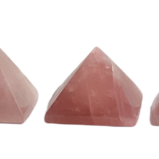 Petite Pyramide Quartz Rose Qualité Extra 3,5x3,5cm