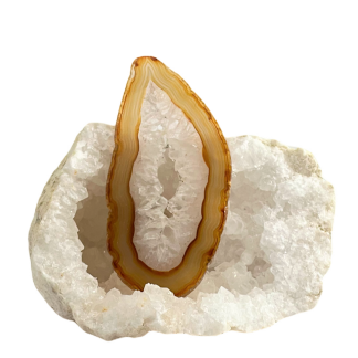 Tranche Agate naturelle Qualité Extra 20g environ